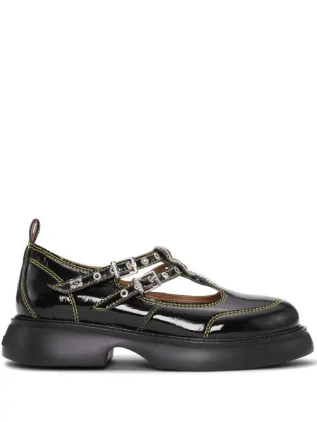 Pantofi loafer Ganni negru