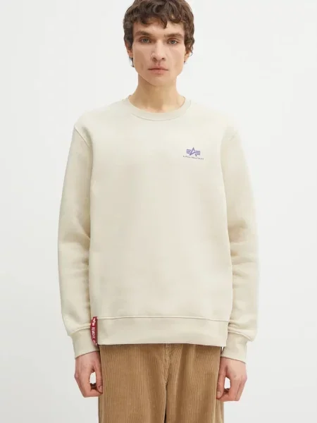ALPHA INDUSTRIES Μπλούζα φούτερ / ζαφείρι μπεζ
