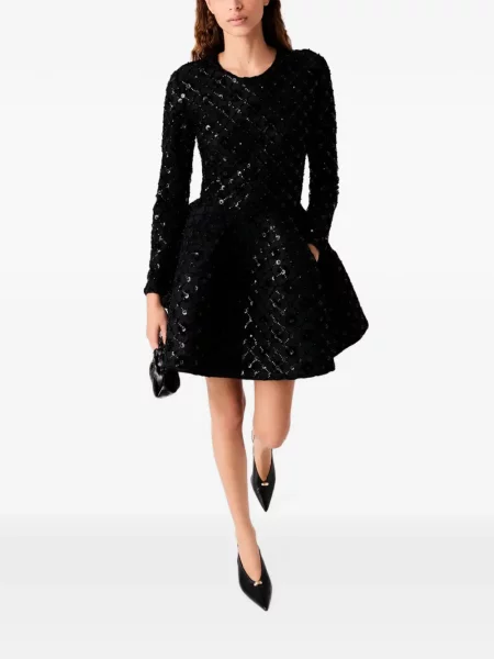 Rochie mini Maje cu paiete negru