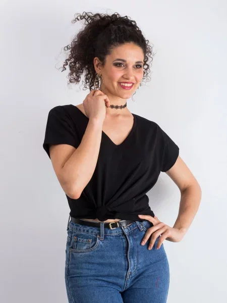 Tricou Fashionhunters negru