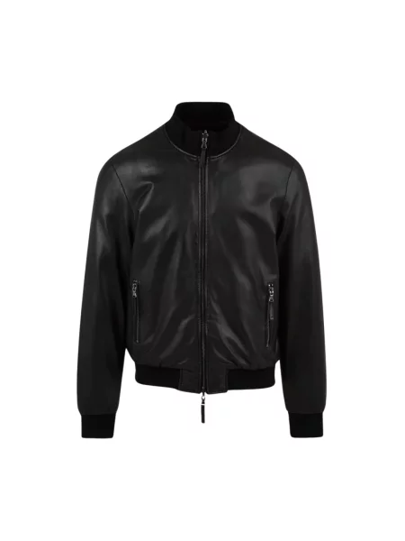 Kurtka skórzana The Jack Leathers czarna