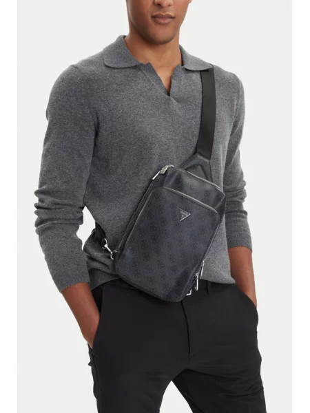 Guess Torbica za okrog pasu HMMILO siva