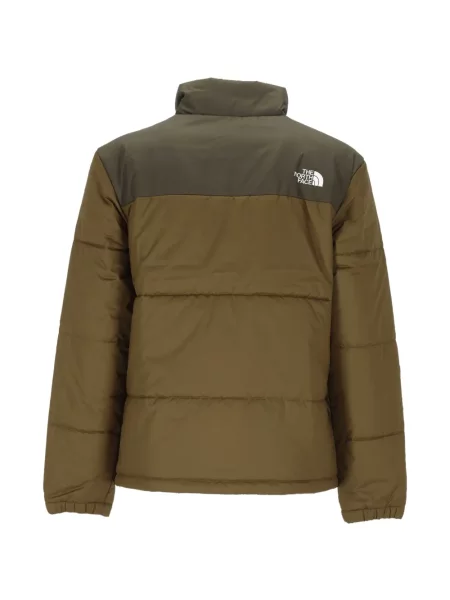 Geacă The North Face cu imagine maro