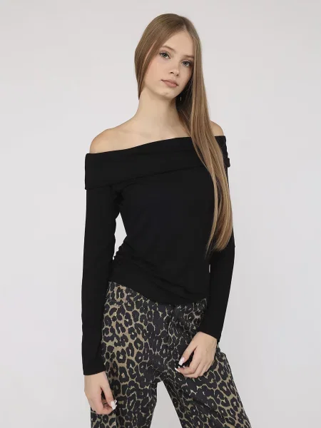 Лонгслів YUKI чорний