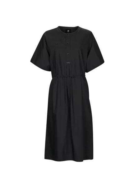 Obleka maxi obleka G-star Raw črna