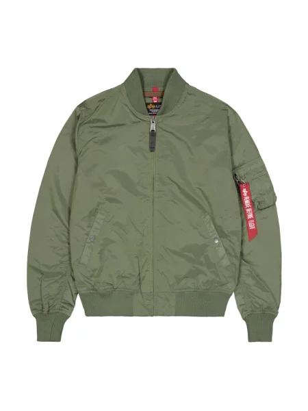 Lekki kurtka bomber Alpha Industries zielony