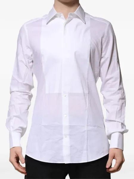 Cămașă Dolce & Gabbana din poplin alb