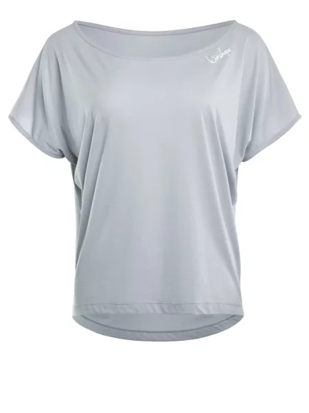 Winshape Tricou funcțional gri deschis alb