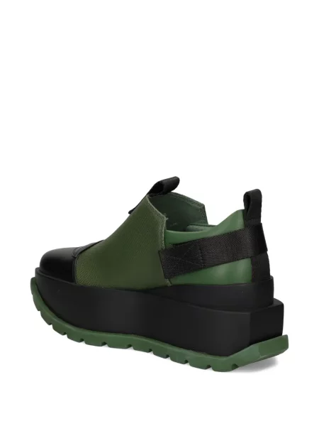 Sneakerși United Nude cu platformă verde