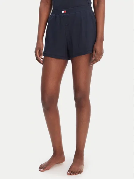 Tommy Hilfiger Kratke hlače pižama Mornarsko modra