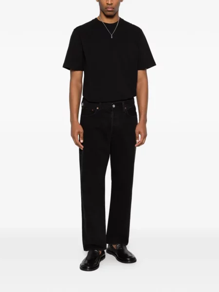 Tricou Agolde cu decolteu rotund negru