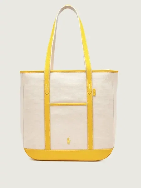Geantă shopper Polo Ralph Lauren galben