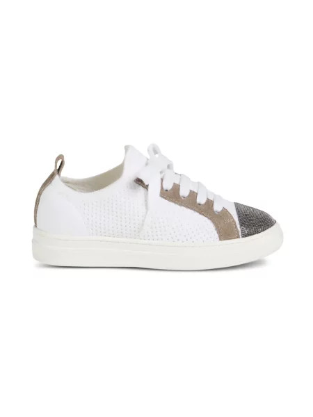 Sneakersy dziecięce Brunello Cucinelli białe