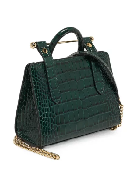 Geantă shopper Strathberry verde