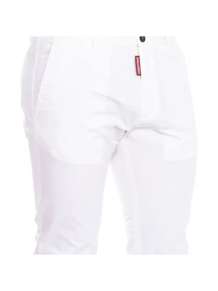 Pantaloni Dsquared alb