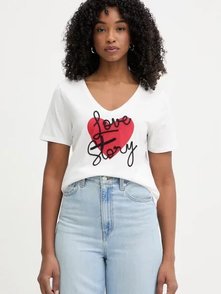 Morgan t-shirt biała