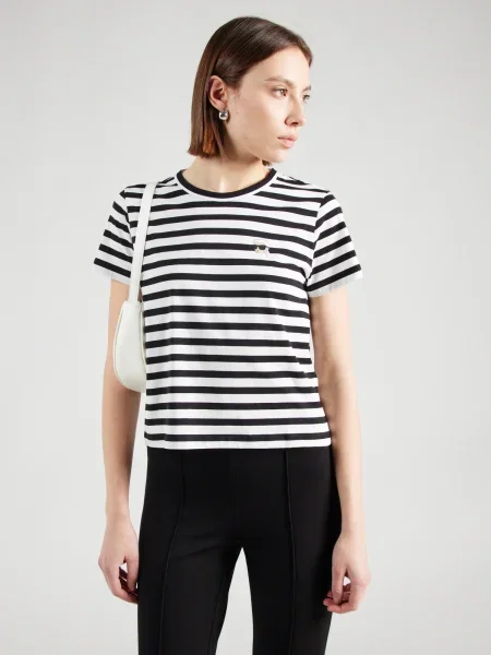 KARL LAGERFELD Póló Regular Fit fekete