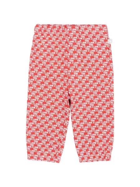 Spodnie dziecięce Stella Mccartney czerwone