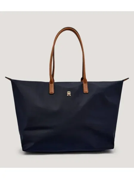 Táska Tommy Hilfiger Popette Maxi Tote Navy Universal kék