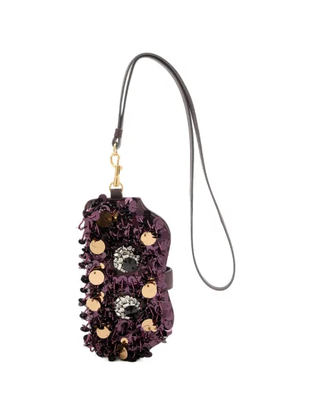 Ochelari de soare Anya Hindmarch cu paiete violet