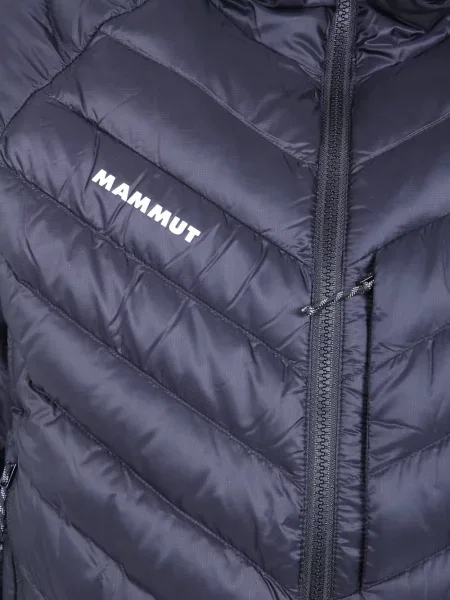 Geacă Mammut cu glugă albastru
