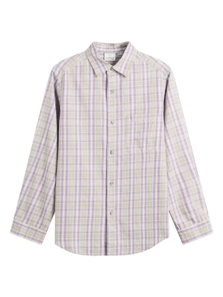 Koszula Gramicci w kratę fioletowa