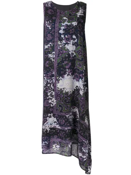 Rochie Y's fără mâneci cu imagine violet