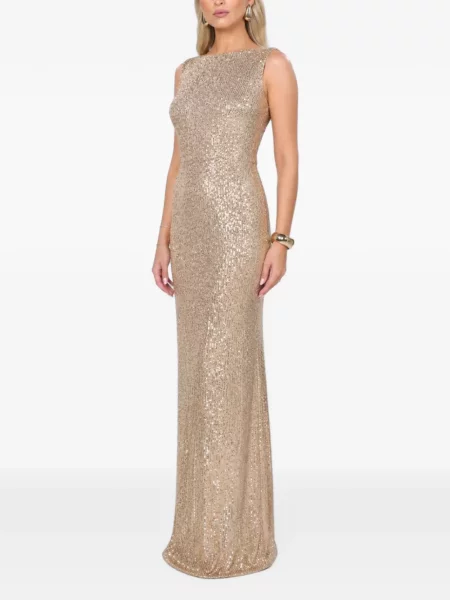 Rochie maxi Roserry cu paiete fără mâneci