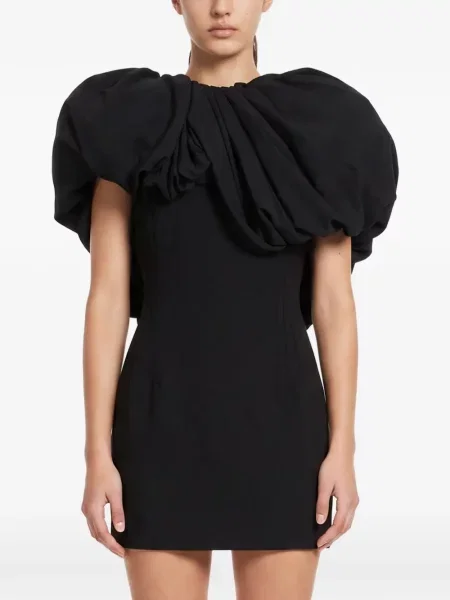 Rochie mini Magda Butrym drapată negru