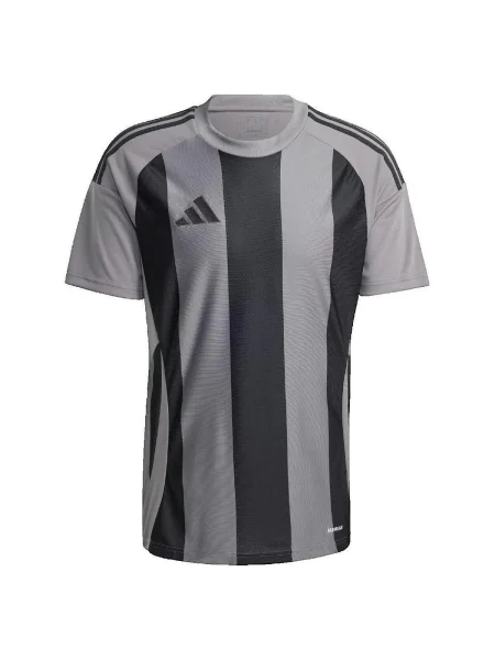 Pruhované tričko Adidas čierna