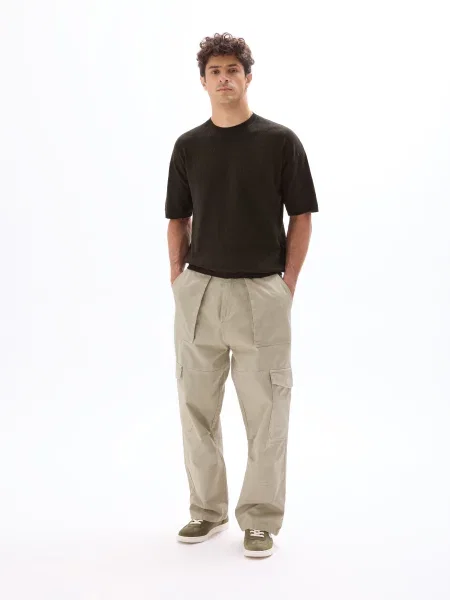 Pantaloni Celio bej