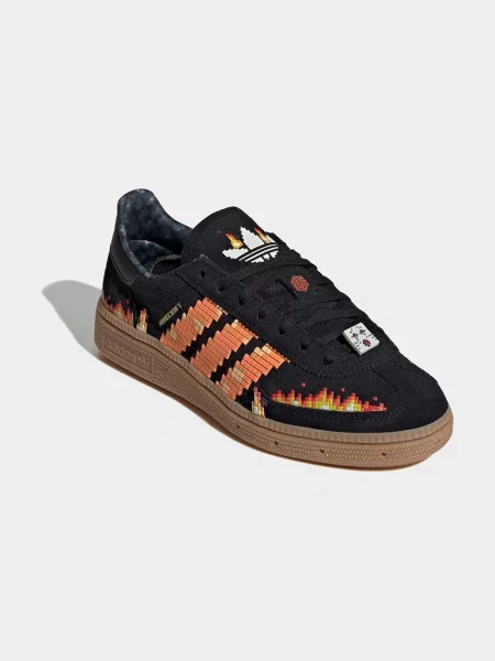 Adidas Originals Dječje kožne tenisice Minecraft HANDBALL SPEZIAL crna