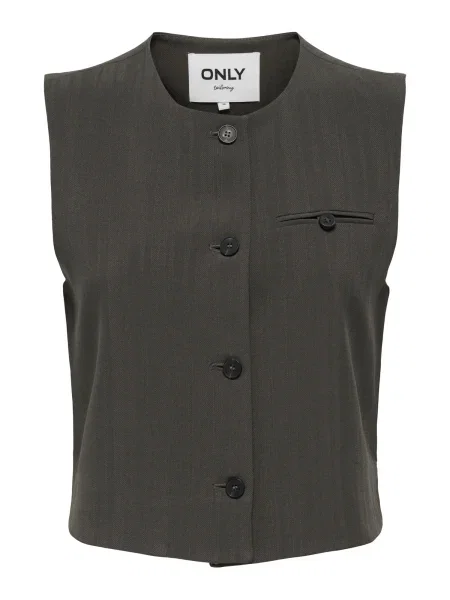 ONLY Prsluk ONLMATEO tamno smeđa