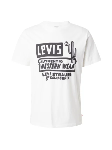 Levi's kratka majica GRAPHIC CREWNECK bela