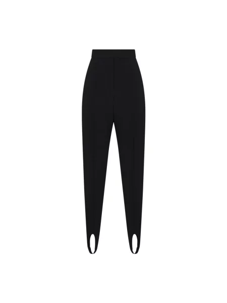 Spodnie Stella Mccartney skórzane czarne