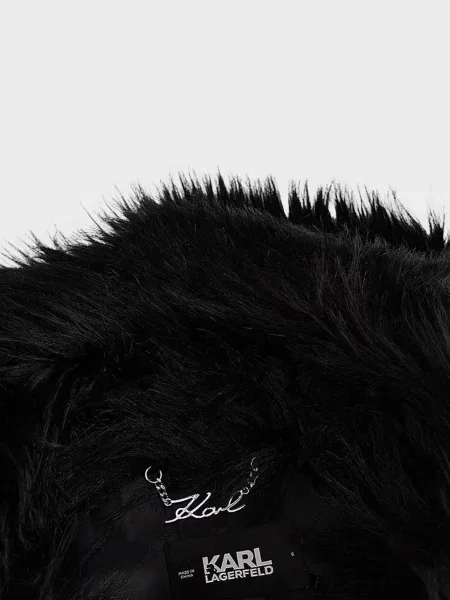 Утепленный жилет Karl Lagerfeld черный