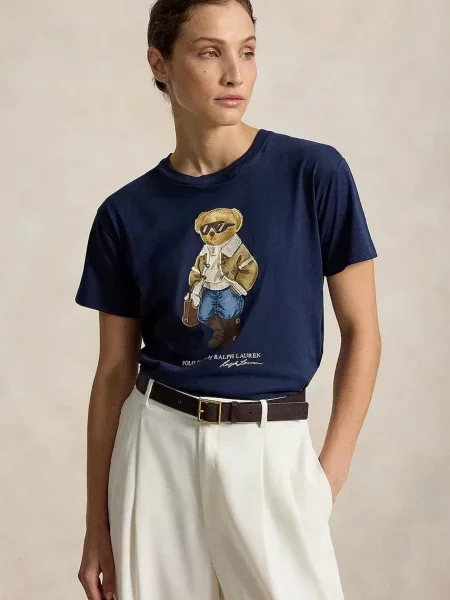 Polo Ralph Lauren tricou pentru femei din albastru