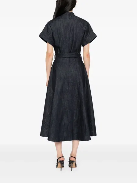 Rochie din denim Martin Grant de costum albastru