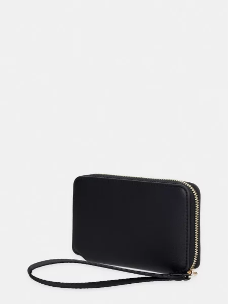 Tommy Hilfiger portofel pentru femei cu imitație de piele negru