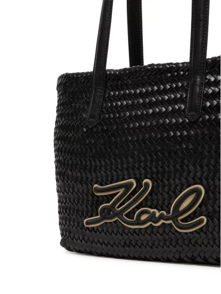 KARL LAGERFELD Ročna torba črna