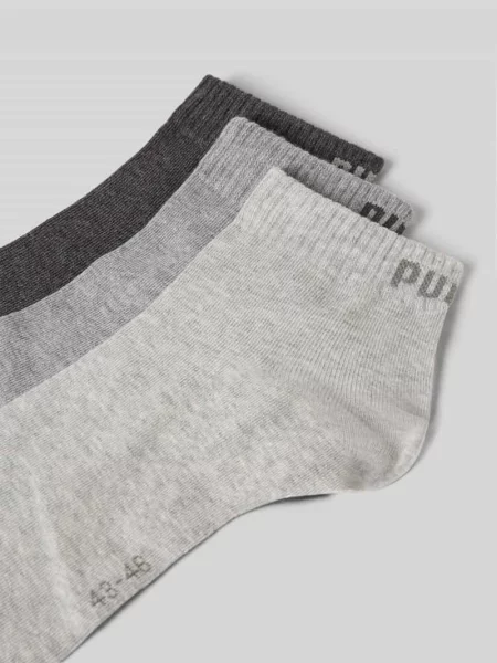 Krótkie skarpety z logo w zestawie 3 szt. Puma