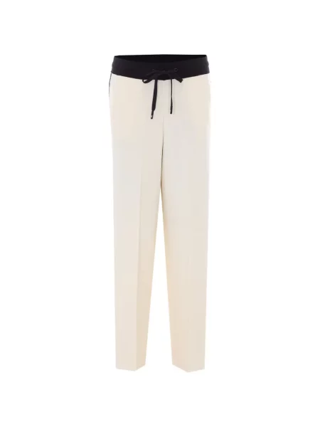 Pantaloni Elisabetta Franchi cu dungi cu autograf