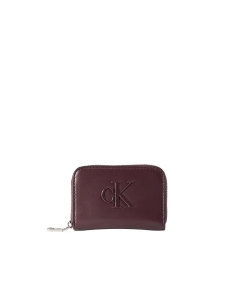 Calvin Klein Portofel BOLD roșu vin violet