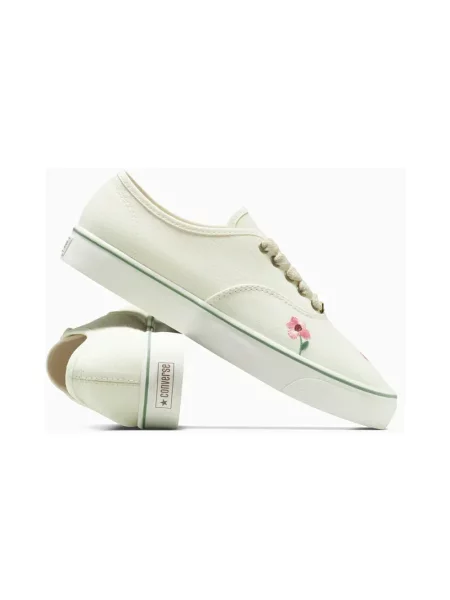 Trampki Converse w kwiatki do golfa beżowe