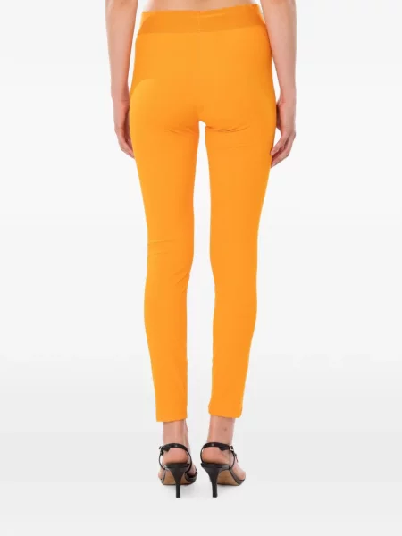 Leggings Diesel autogrammal narancsszínű