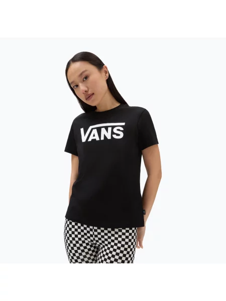 Tričko Vans Wm Flying V Crew Tee black černé