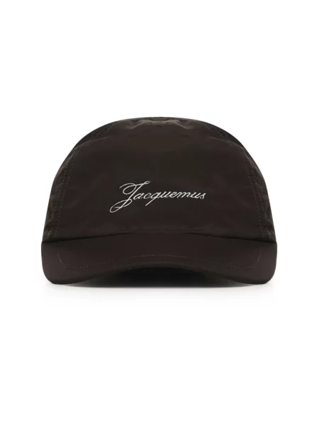 Czapka z daszkiem Jacquemus brązowa