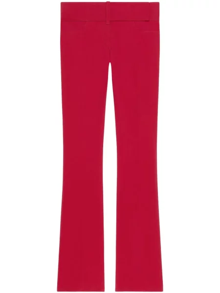 Pantaloni Courreges roșu