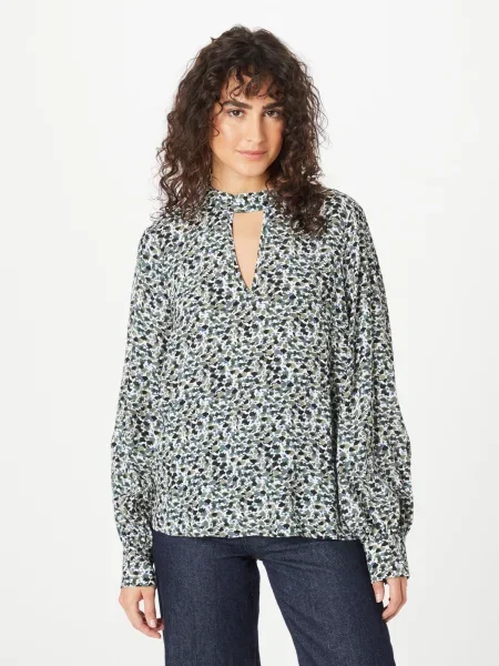 PULZ Jeans Blúz CAROK tengerészkék / khaki / fekete fehér