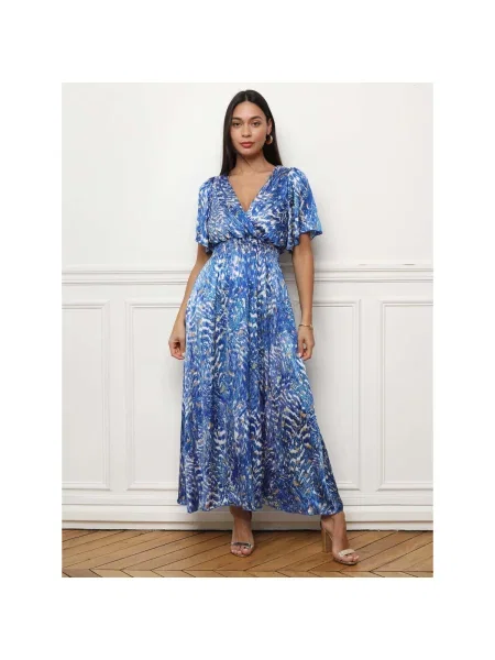 Rochie La Modeuse albastru